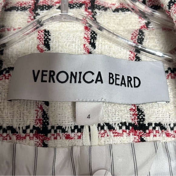 Veronica Beard Taja Graphic Tweed Dickey Jacket size 4 - Picture 5 of 7